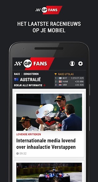 Run android online APK GPFans from MyAndroid or emulate GPFans using MyAndroid