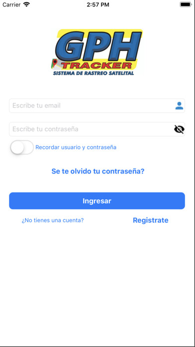 Emulate iPhone app GphTracker using MyAndroid