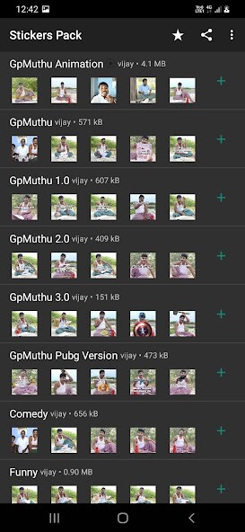 Run android online APK GP Muthu Sticker For WA from MyAndroid or emulate GP Muthu Sticker For WA using MyAndroid