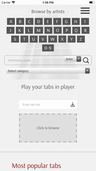 Emulate iPhone app GProTab:Guitar tabs and player using MyAndroid Emulate iPhone app GProTab:Guitar tabs and player using MyAndroid