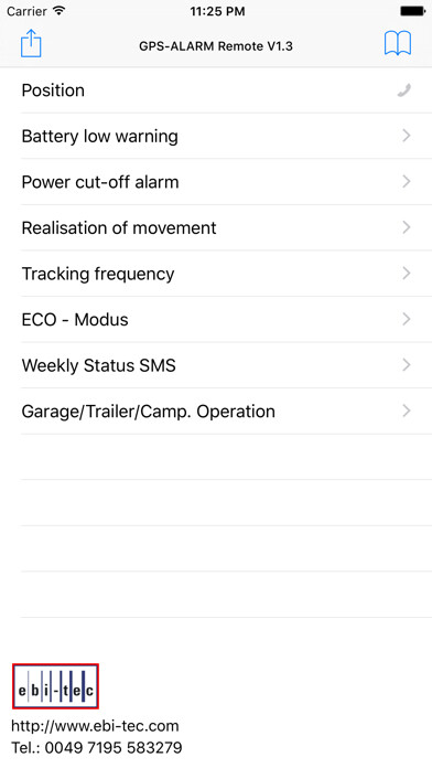 Emulate iPhone app GPS-ALARM Remote using MyAndroid Emulate iPhone app GPS-ALARM Remote using MyAndroid