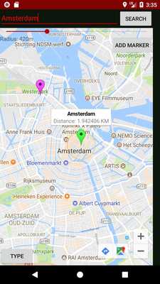 Emulate Android APK GPS Alarm - wake up on arrival