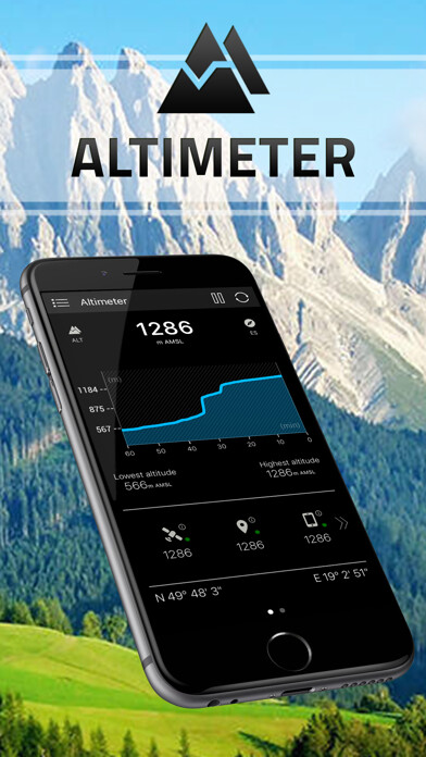 Emulate iPhone app GPS Altimeter - Altitude & Map using MyAndroid