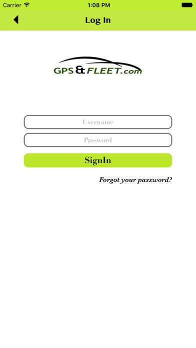 Emulate iPhone app GpsAndFleetHOS using MyAndroid
