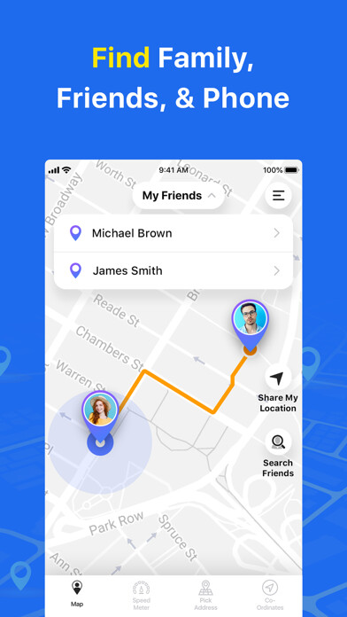 Emulate iPhone app GPS App - Find family, friends using MyAndroid Emulate iPhone app GPS App - Find family, friends using MyAndroid