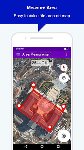 Emulate Android APK GPS Area Calculator: Street View Route Finder