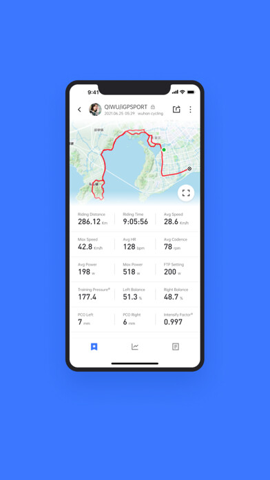 Emulate iPhone app GPS Bike using MyAndroid