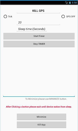 Run android online APK GPS disable from MyAndroid or emulate GPS disable using MyAndroid