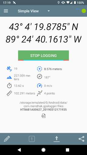 Run android online APK GPSLogger_FHWA from MyAndroid or emulate GPSLogger_FHWA using MyAndroid
