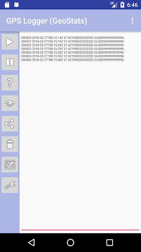 Emulate Android APK GPS Logger (GeoStats) Emulate Android APK GPS Logger (GeoStats)
