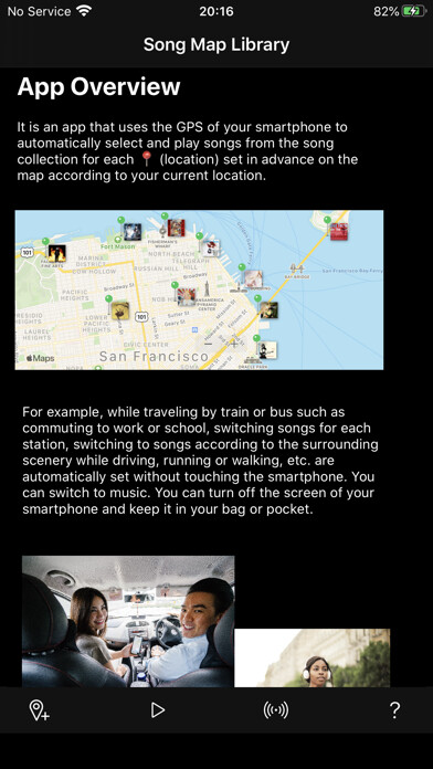 Emulate iPhone app GPS Music using MyAndroid