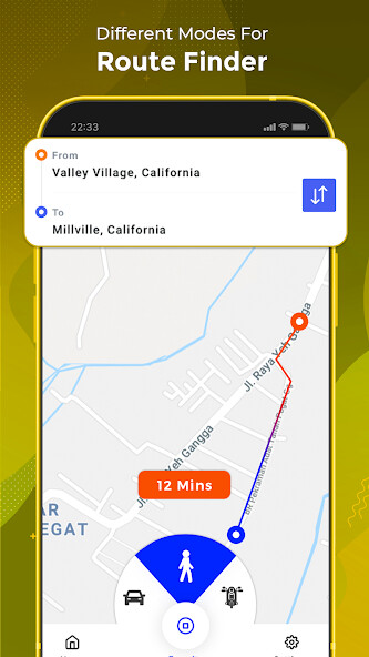 Run android online APK GPS Navigation Live Location from MyAndroid or emulate GPS Navigation Live Location using MyAndroid