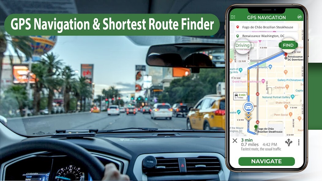 Run android online APK GPS Navigation  Maps - Directions, Route Finder from MyAndroid or emulate GPS Navigation  Maps - Directions, Route Finder using MyAndroid