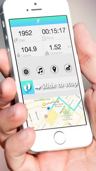 Emulate iPhone app GPS Pedometer+ Running Tracker using MyAndroid Emulate iPhone app GPS Pedometer+ Running Tracker using MyAndroid