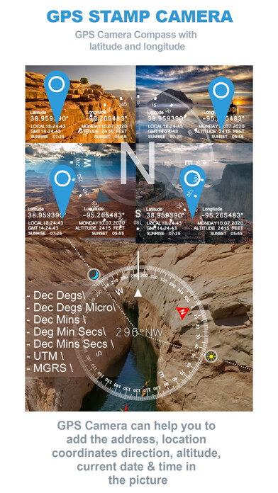 Emulate iPhone app GPS Photo Stamp Camera using MyAndroid