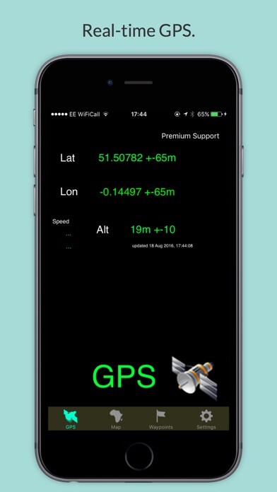 Emulate iPhone app GPS Receiver HD using MyAndroid