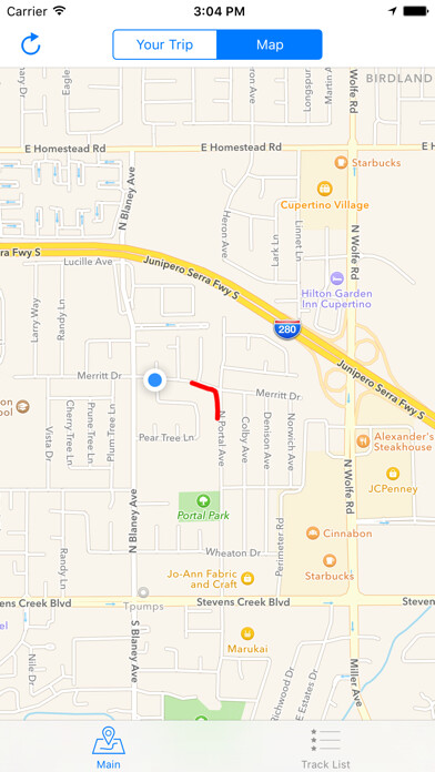 Emulate iPhone app GPS Record Free using MyAndroid