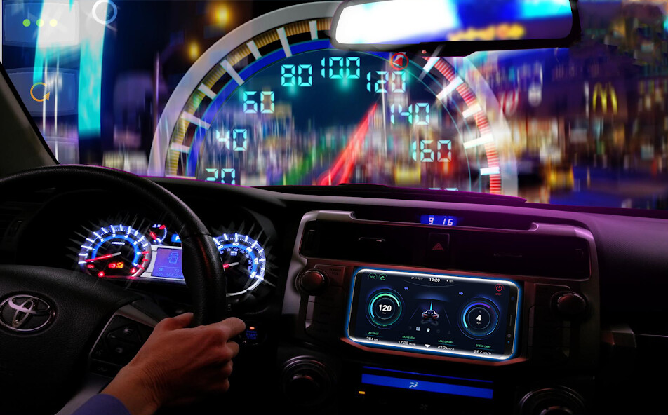 Run android online APK GPS Speedometer : HUD , Odometer  Speed Tracker from MyAndroid or emulate GPS Speedometer : HUD , Odometer  Speed Tracker using MyAndroid
