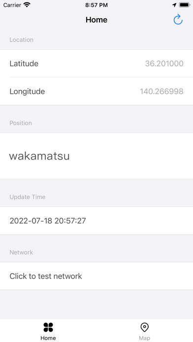 Emulate iPhone app GPS Test - Simple Tool using MyAndroid
