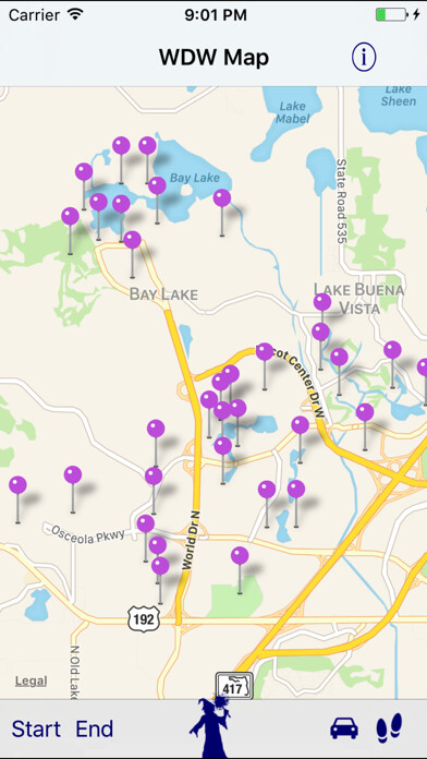 Emulate iPhone app GPS Transportation Wizard WDW using MyAndroid Emulate iPhone app GPS Transportation Wizard WDW using MyAndroid