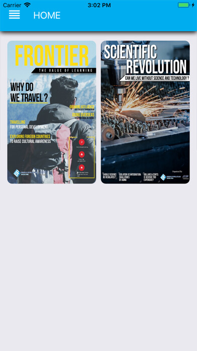 Emulate iPhone app GP Study Magazine using MyAndroid