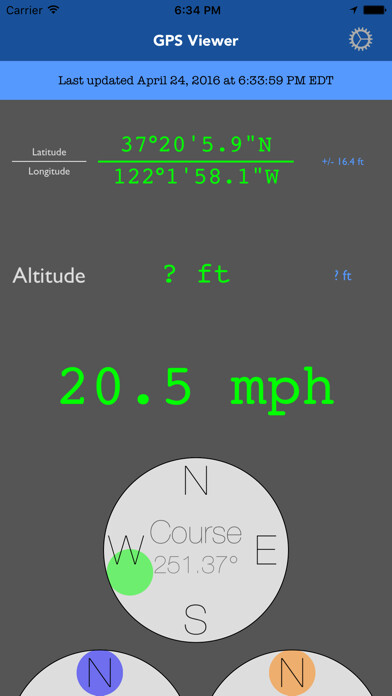 Emulate iPhone app GPS Viewer using MyAndroid Emulate iPhone app GPS Viewer using MyAndroid