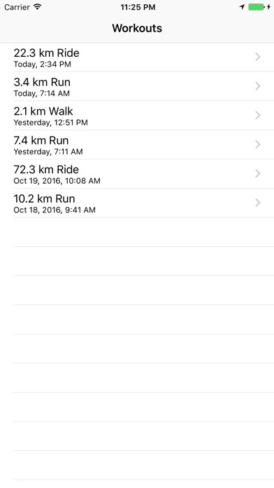 Emulate iPhone app GPS Watch Workout using MyAndroid