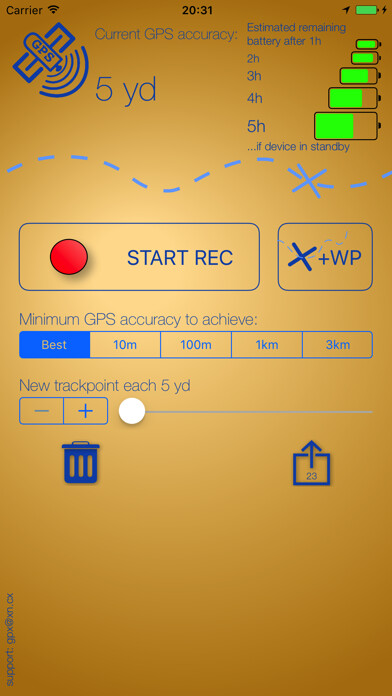 Emulate iPhone app GPX Recorder - GPS Tracker for outdoor activities using MyAndroid Emulate iPhone app GPX Recorder - GPS Tracker for outdoor activities using MyAndroid