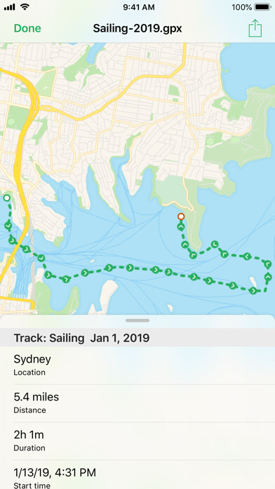 Emulate iPhone app GPX Track Viewer using MyAndroid Emulate iPhone app GPX Track Viewer using MyAndroid