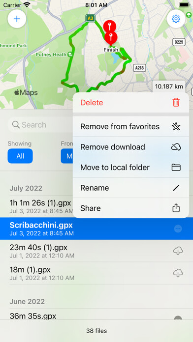 Emulate iPhone app GPX Workout using MyAndroid Emulate iPhone app GPX Workout using MyAndroid