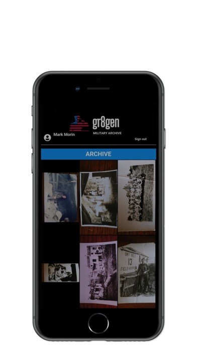 Emulate iPhone app gr8gen - Military Archive using MyAndroid