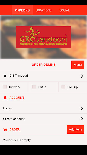 Run android online APK Gr8 Tandoori from MyAndroid or emulate Gr8 Tandoori using MyAndroid