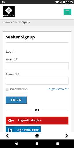 Run android online APK Gr8tjob from MyAndroid or emulate Gr8tjob using MyAndroid