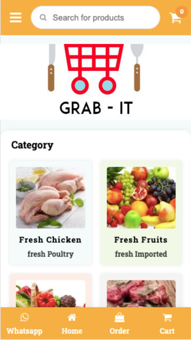 Emulate iPhone app Grab IT App using MyAndroid