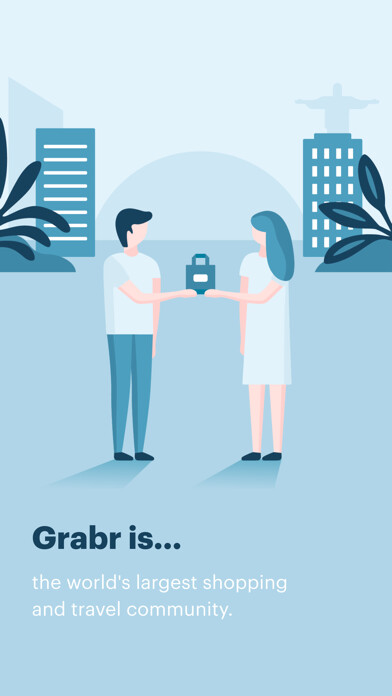 Emulate iPhone app Grabr - Global Shopping using MyAndroid