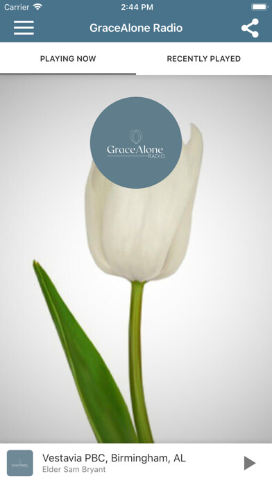 Emulate iPhone app GraceAlone Radio using MyAndroid