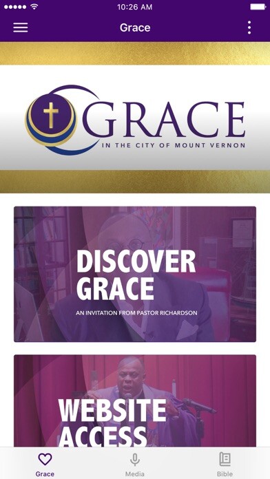 Emulate iPhone app Grace Baptist Church (MVNY) using MyAndroid Emulate iPhone app Grace Baptist Church (MVNY) using MyAndroid
