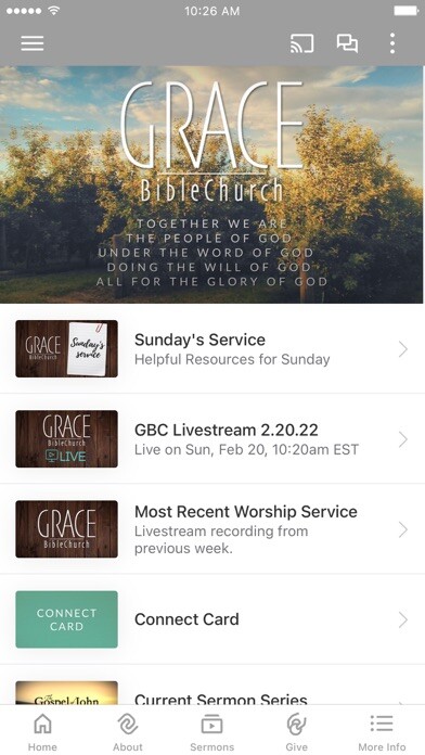 Emulate iPhone app Grace Bible Church, Newfane using MyAndroid Emulate iPhone app Grace Bible Church, Newfane using MyAndroid