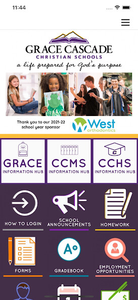 Run android online APK Grace Cascade Christian School from MyAndroid or emulate Grace Cascade Christian School using MyAndroid