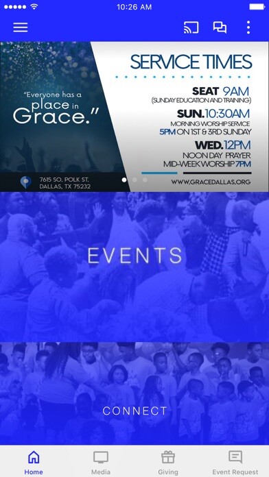 Emulate iPhone app Grace Cathedral using MyAndroid Emulate iPhone app Grace Cathedral using MyAndroid