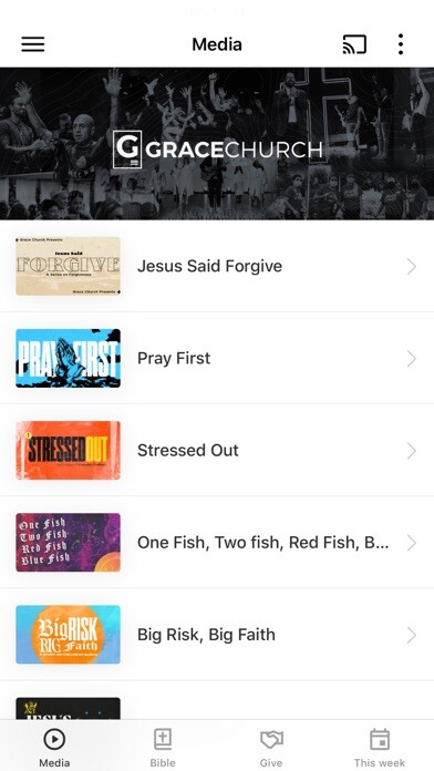 Emulate iPhone app Grace Church Houston using MyAndroid Emulate iPhone app Grace Church Houston using MyAndroid