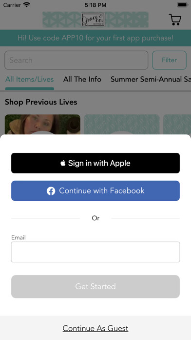 Emulate iPhone app Grace Co Boutique using MyAndroid Emulate iPhone app Grace Co Boutique using MyAndroid