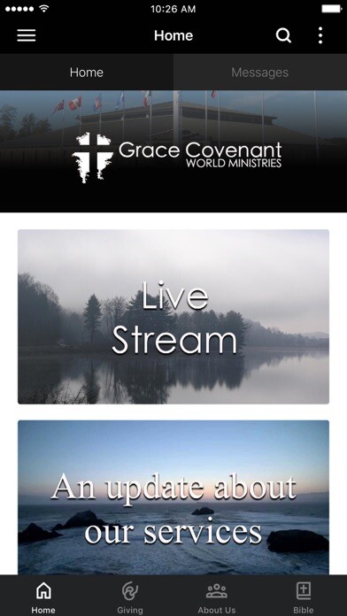 Emulate iPhone app Grace Covenant WM using MyAndroid Emulate iPhone app Grace Covenant WM using MyAndroid