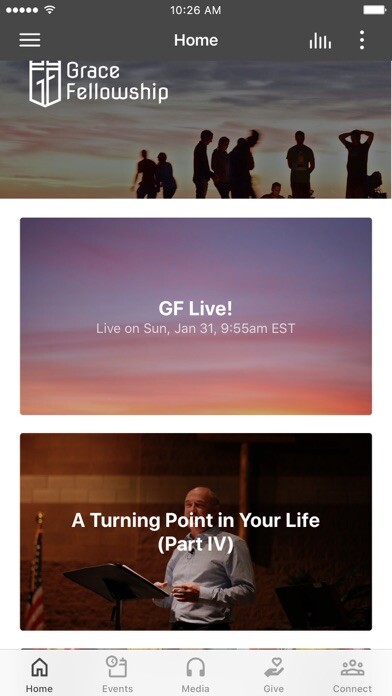 Emulate iPhone app Grace Fellowship MI using MyAndroid Emulate iPhone app Grace Fellowship MI using MyAndroid