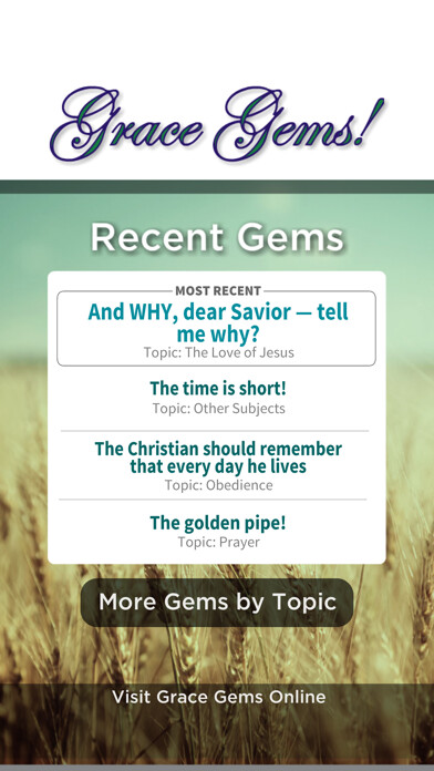 Emulate iPhone app Grace Gems Devotionals using MyAndroid Emulate iPhone app Grace Gems Devotionals using MyAndroid