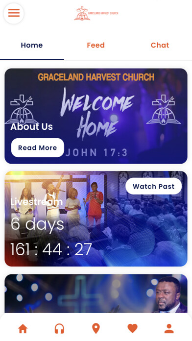 Emulate iPhone app Graceland Harvest Church using MyAndroid Emulate iPhone app Graceland Harvest Church using MyAndroid