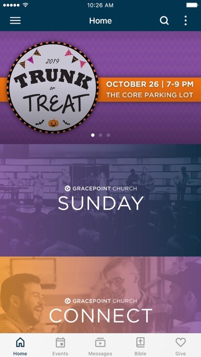 Emulate iPhone app GracePoint Church - Coppell using MyAndroid Emulate iPhone app GracePoint Church - Coppell using MyAndroid