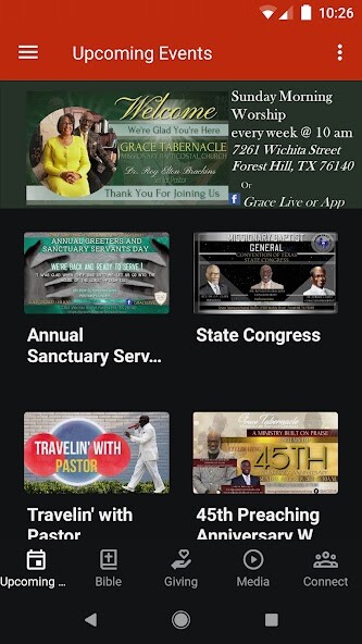 Run android online APK Grace Tabernacle Church from MyAndroid or emulate Grace Tabernacle Church using MyAndroid