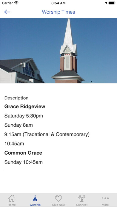 Emulate iPhone app Grace UMC Olathe using MyAndroid Emulate iPhone app Grace UMC Olathe using MyAndroid