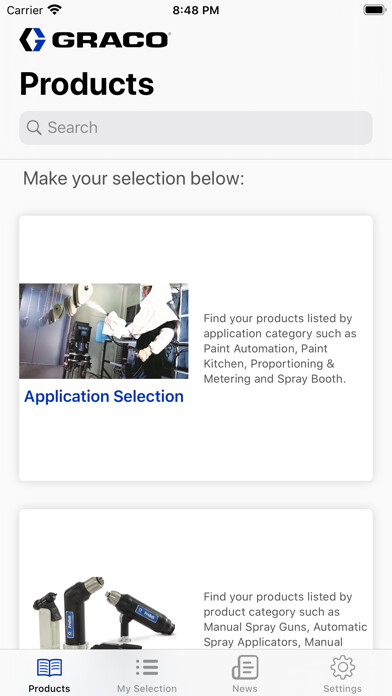 Emulate iPhone app Graco Finishing Equipment using MyAndroid Emulate iPhone app Graco Finishing Equipment using MyAndroid